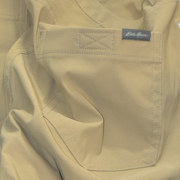 Eddie Bauer Convertible Tech Pants Tan - Picture 10 of 10